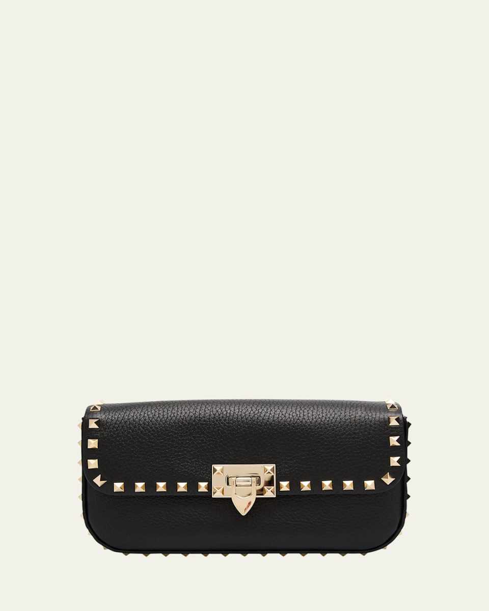 Rockstud Medium Leather Shoulder Bag