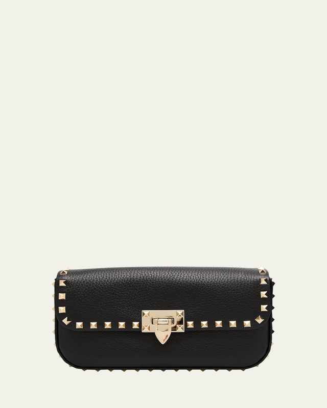 Rockstud Medium Leather Shoulder Bag