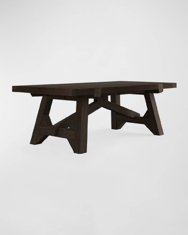 Italian Country Dining Table with Two Leaves, 86"