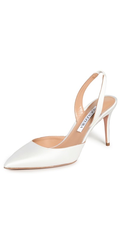Aquazzura So Nude Pumps White