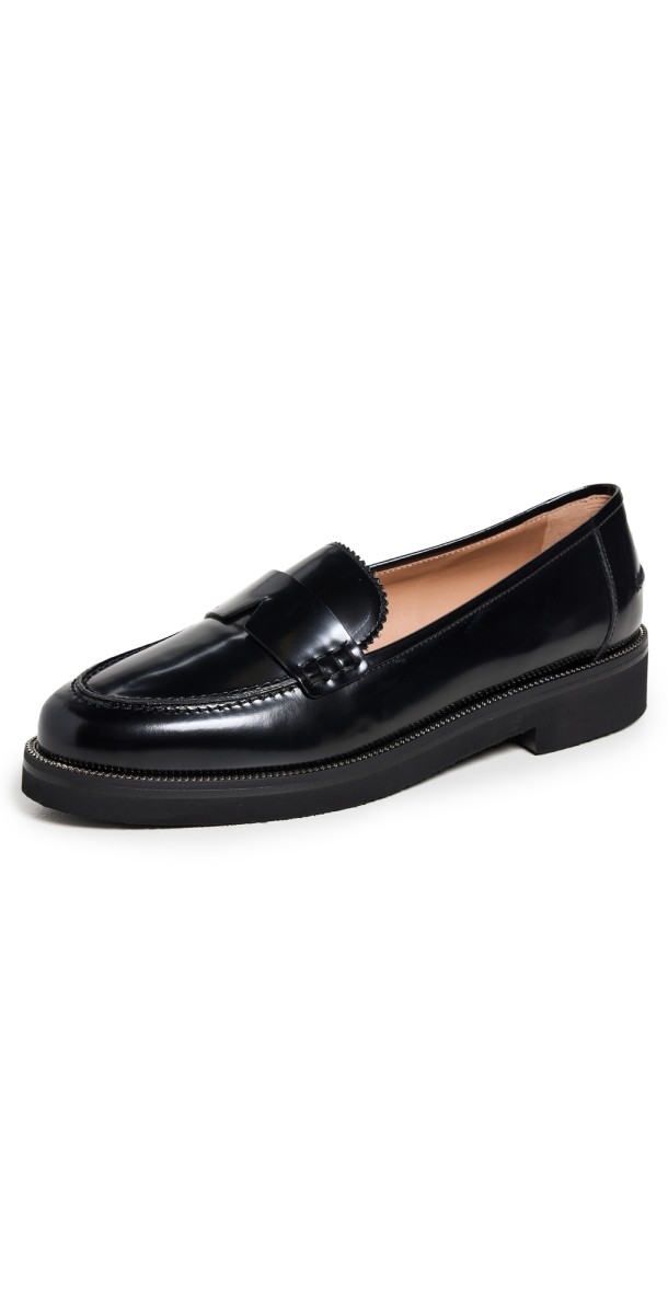 Aquazzura Aqua Loafers Black