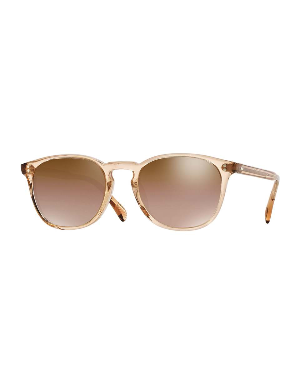 Finley Round Mirrored Acetate Sunglasses