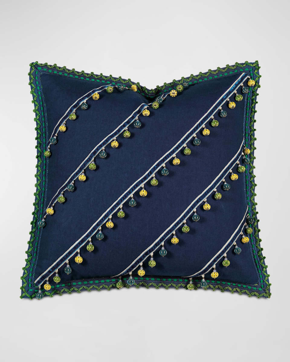 Fairuza Beaded Decorative Pillow