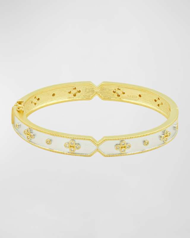 Iconic Clover Hinge Bangle