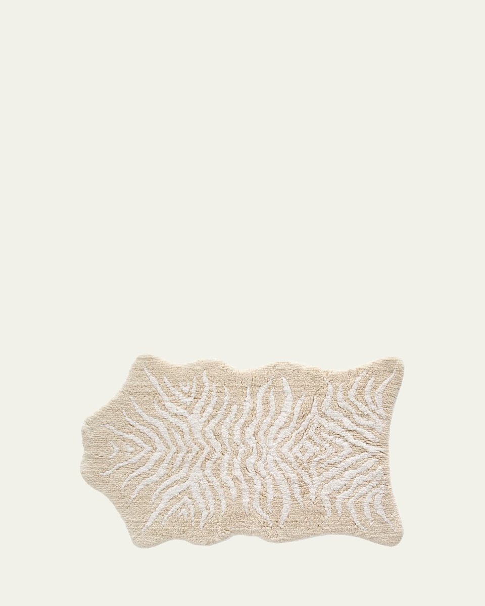 Mountain Zebra Bath Rug, 35" x 59"