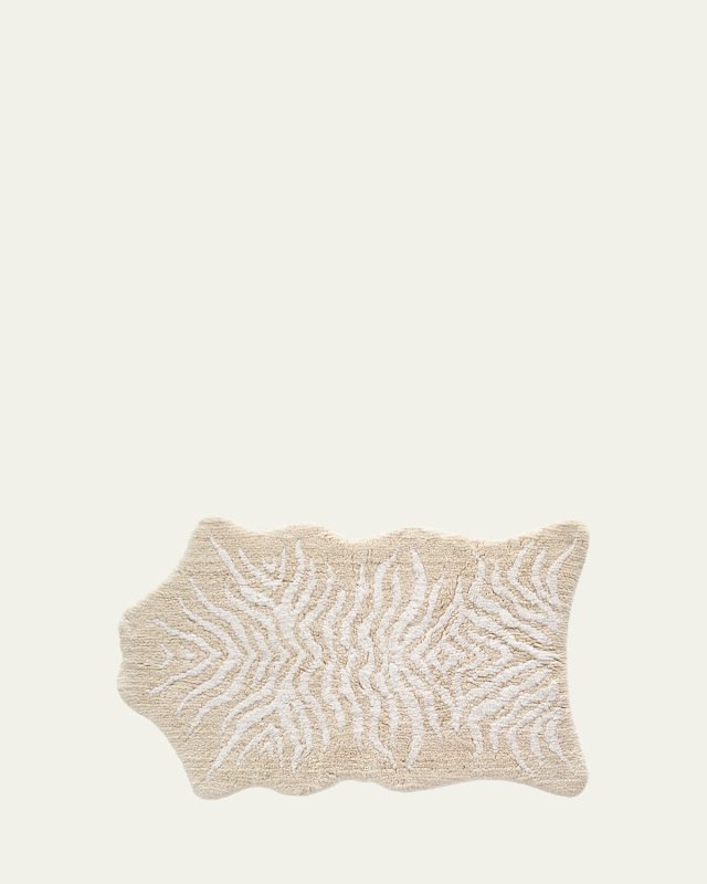 Mountain Zebra Bath Rug, 35" x 59"