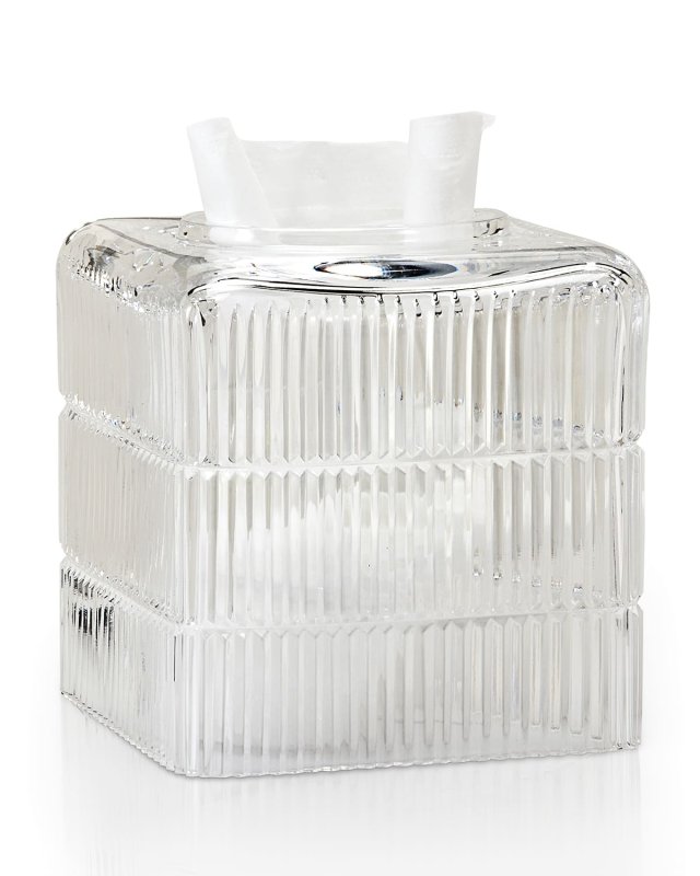 Prisma Clear Tissue Box Cover