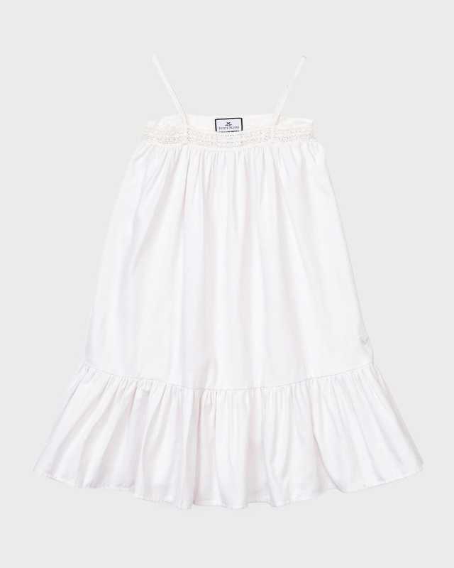 Girl's White Lily Nightgown, Size 6M-14