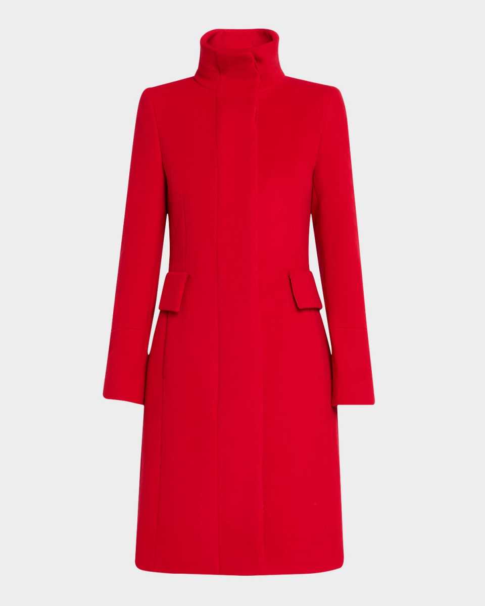Duffle Knee-Length Wool Coat