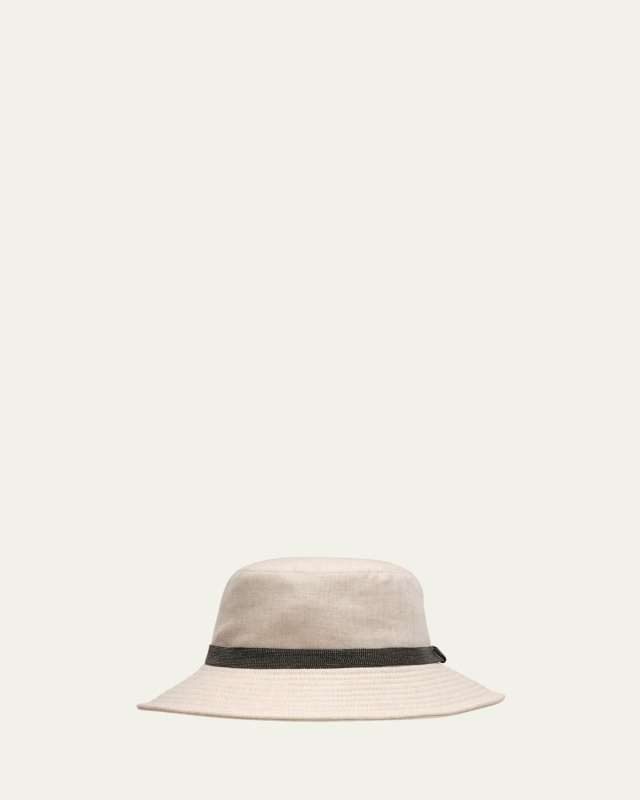 Monili Crown Canvas Bucket Hat