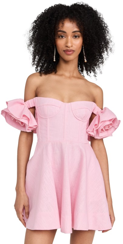 BARDOT Sigma Mini Dress Soft Pink