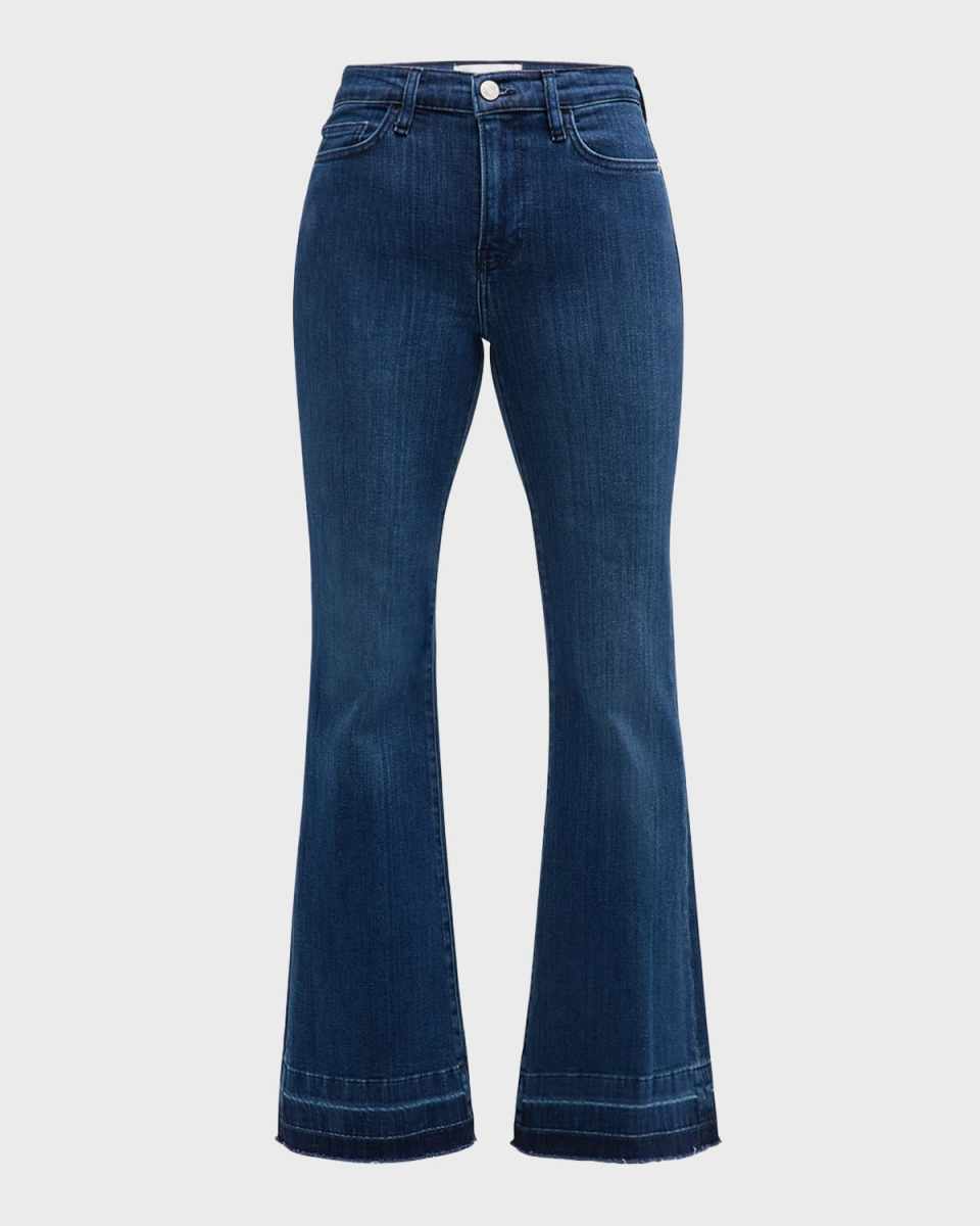 Le Easy Flare Wide Released Hem Jeans