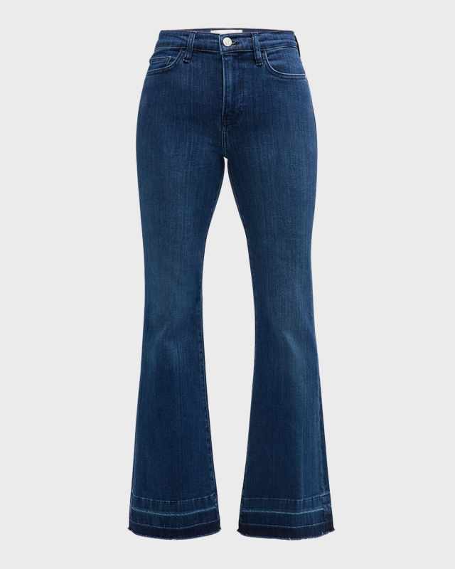 Le Easy Flare Wide Released Hem Jeans