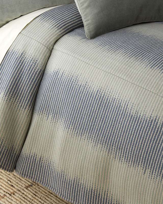 Low Country Birds Watercolor Coverlet, KING