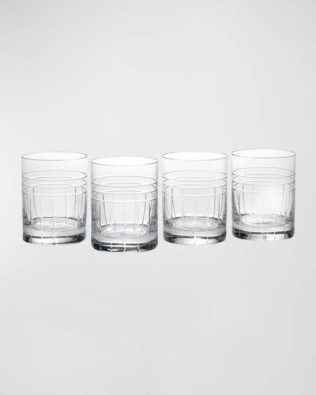 Tempo 12 oz. Double Old-Fashioned Glasses, Set of 4