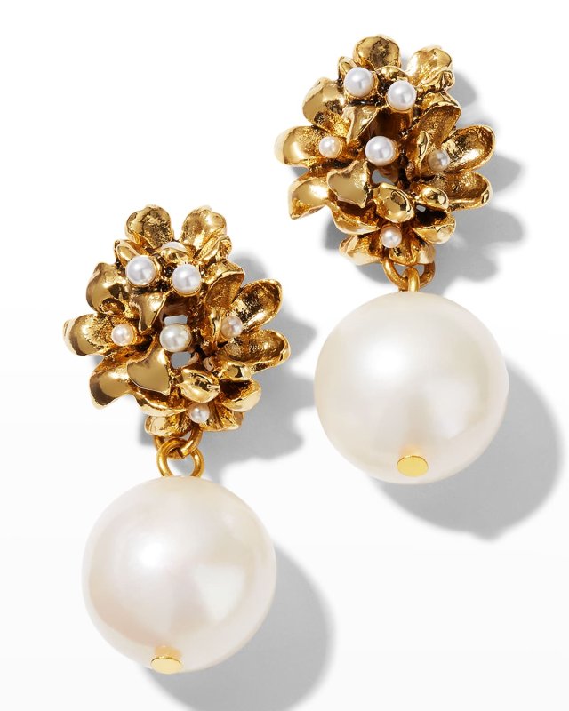 Pearly Drop Earrings