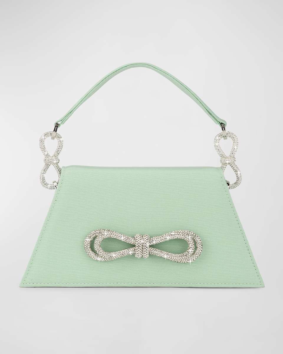 Samantha Medium Bow Embellished Top-Handle Bag