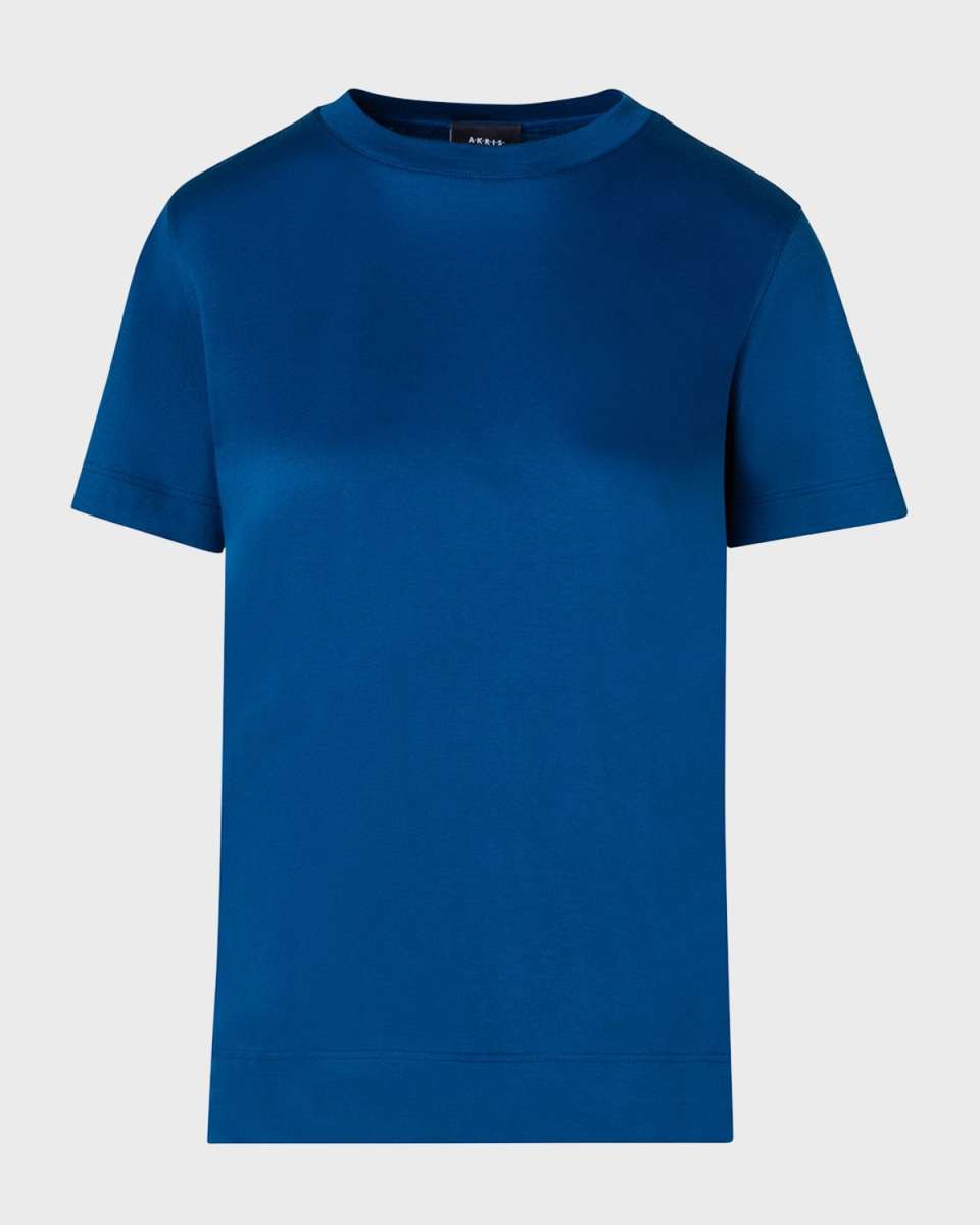 Crewneck Short-Sleeve Cotton Jersey T-Shirt