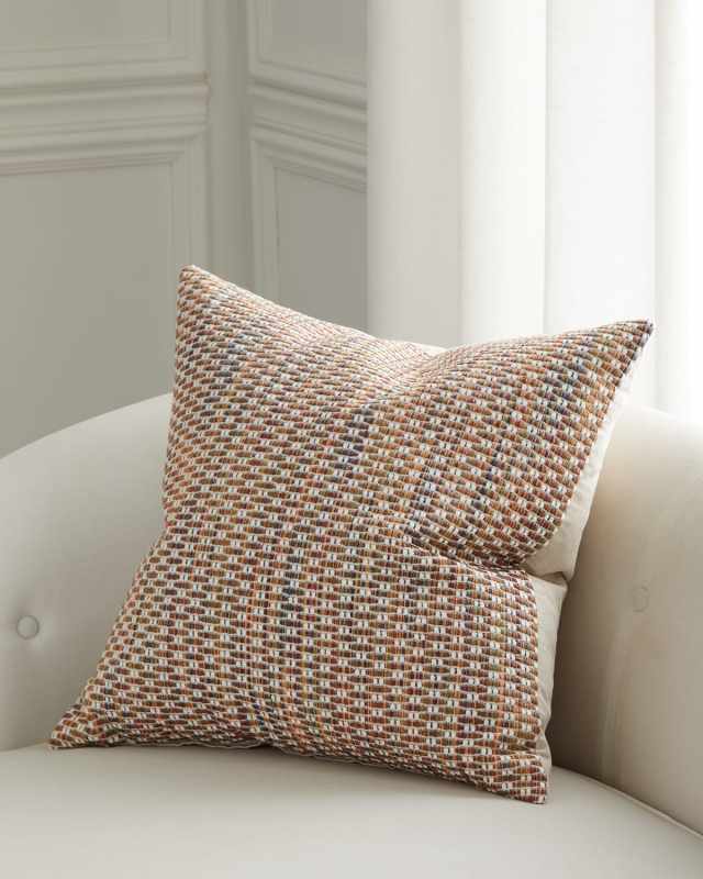 Hartmann Terracotta Decorative Pillow, 22" Square
