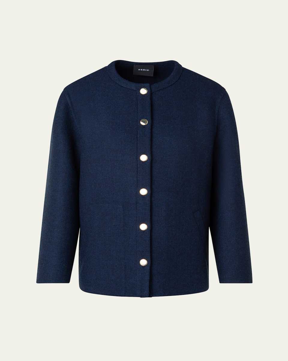 Wilke Double-Face Wool Short Jacket
