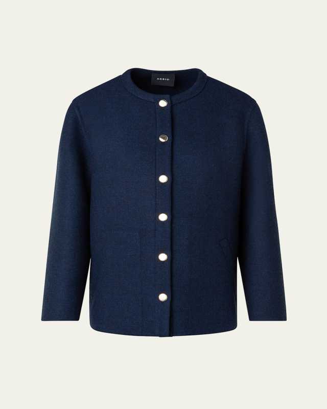 Wilke Double-Face Wool Short Jacket