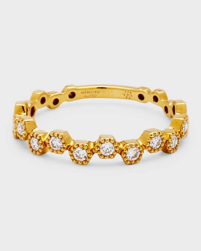 Stack'Em 18k Diamond Ring, Size