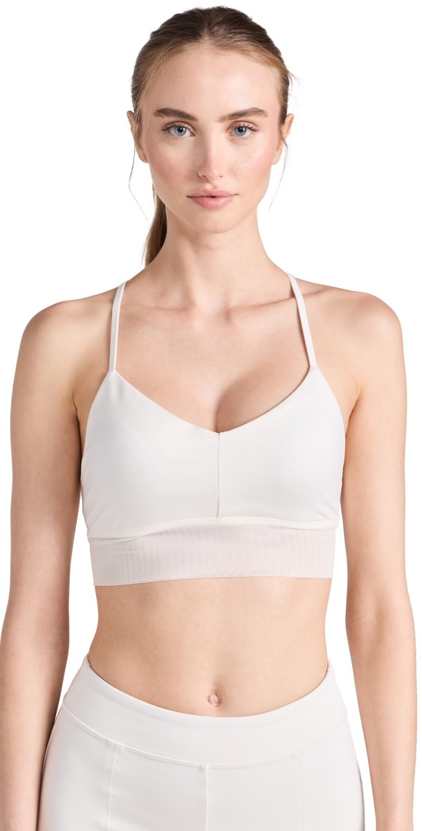 Alo Yoga Lavish Bra Ivory