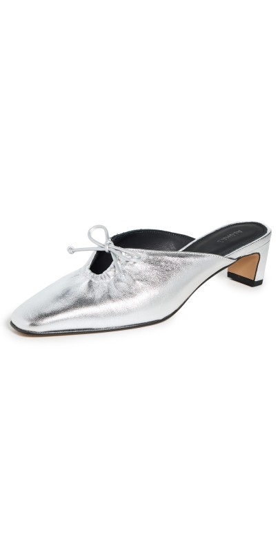 ALOHAS Amar Shimmer Pumps Silver