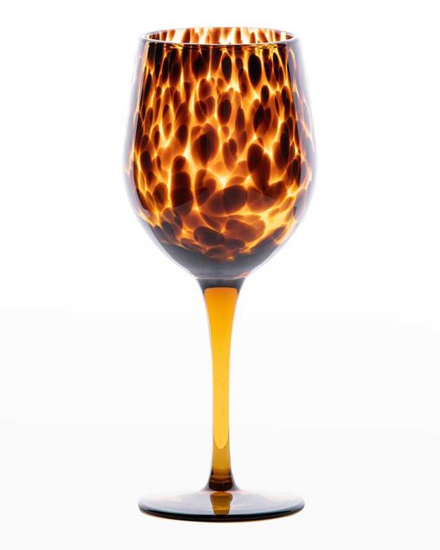 Puro Wine Glass - Tortoiseshell