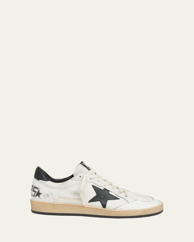 Ballstar Bicolor Leather Low-Top Sneakers