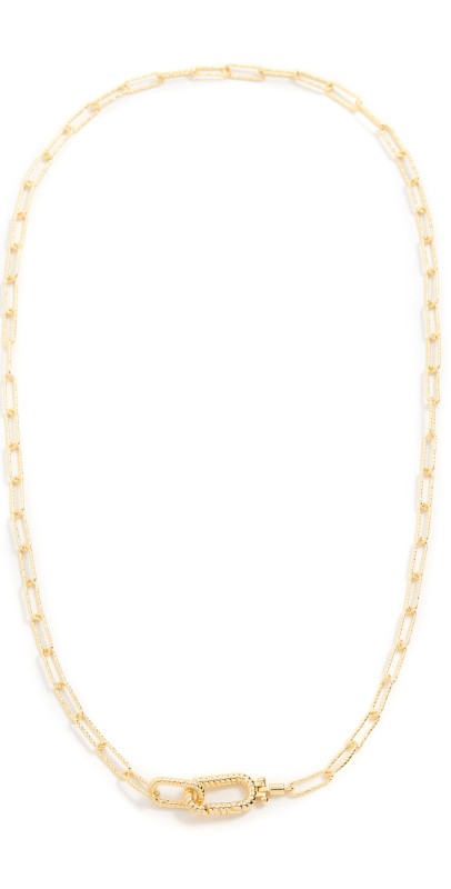 Gorjana Crew Link Necklace Gold Plated