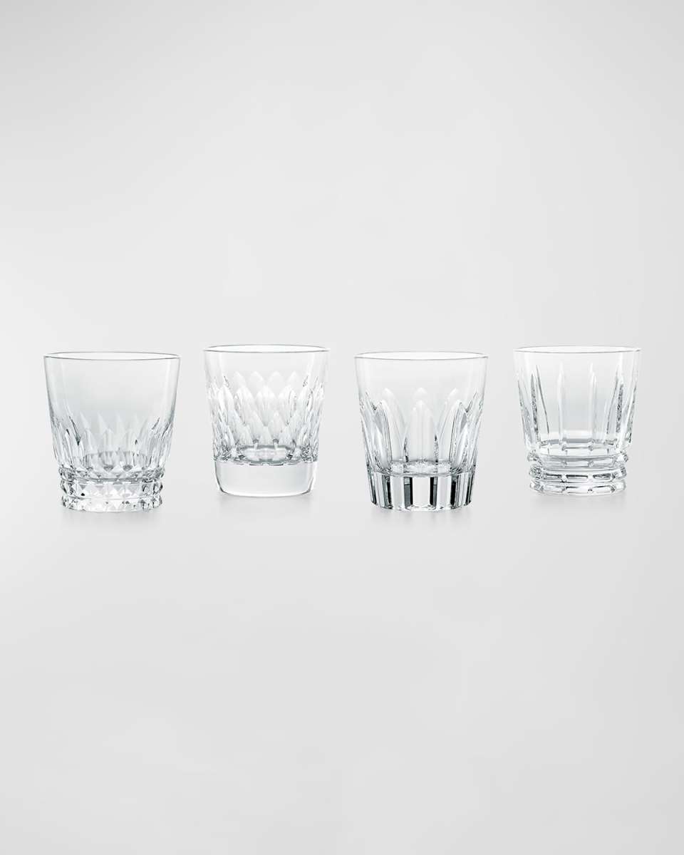 Vintage Crystal Tumblers, Set of 4