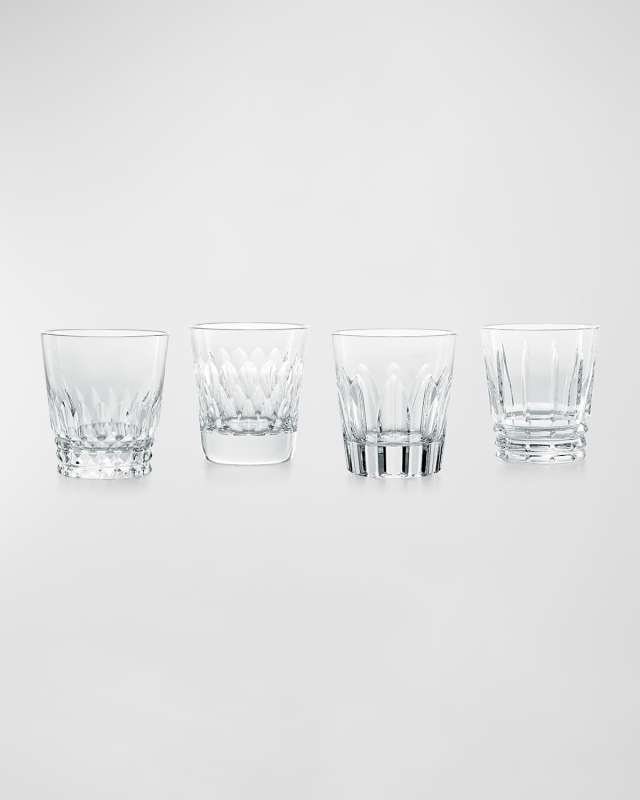 Vintage Crystal Tumblers, Set of 4