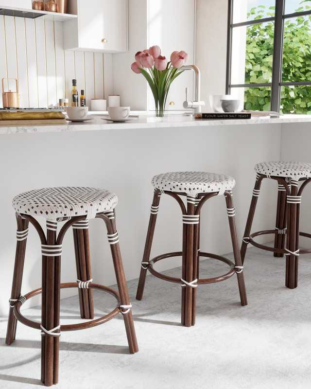 Warren Rattan Counter Stool 24"