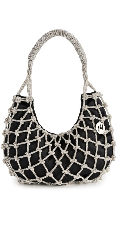 Rosantica Nodi Shoulder Bag Silver/Black