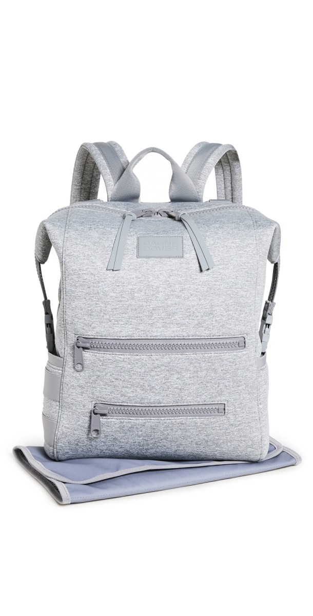 Dagne Dover Indi Large Diaper Backpack Heather Grey