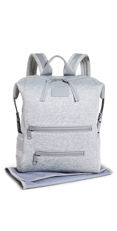 Dagne Dover Indi Large Diaper Backpack Heather Grey
