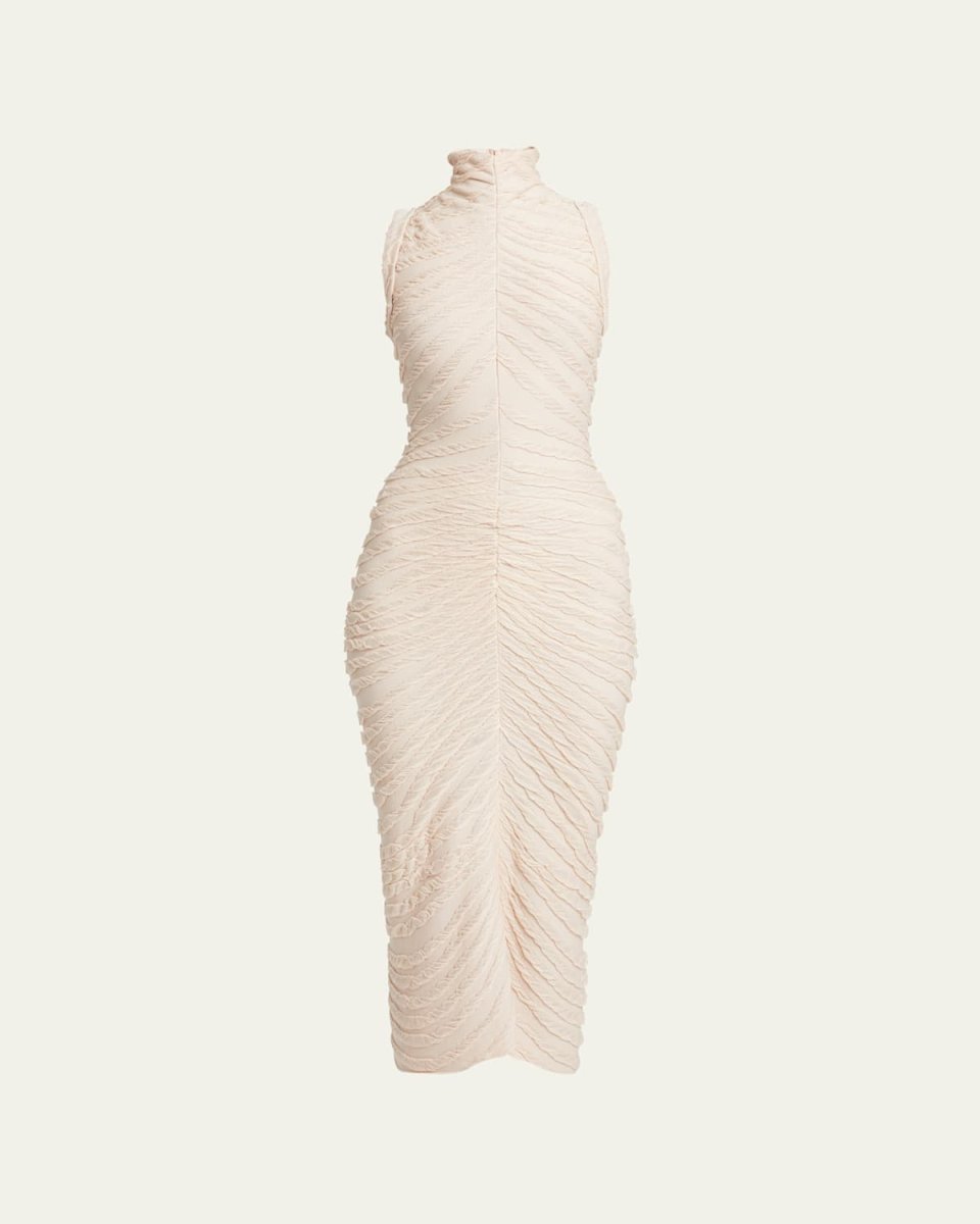 Seamed Midi Dress