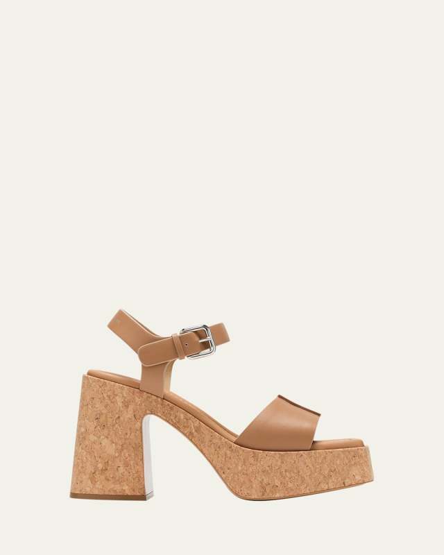 Skyla Mat Recycled Platforms Sandals