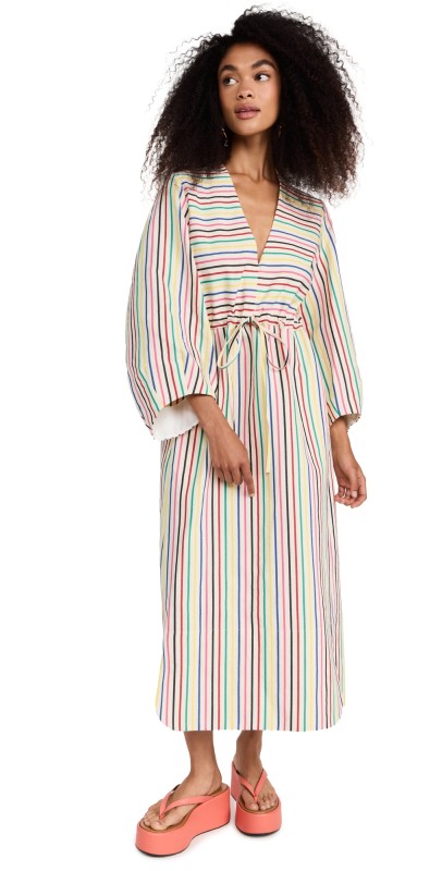 Rosie Assoulin Tulip Dress Chantilly Rainbow
