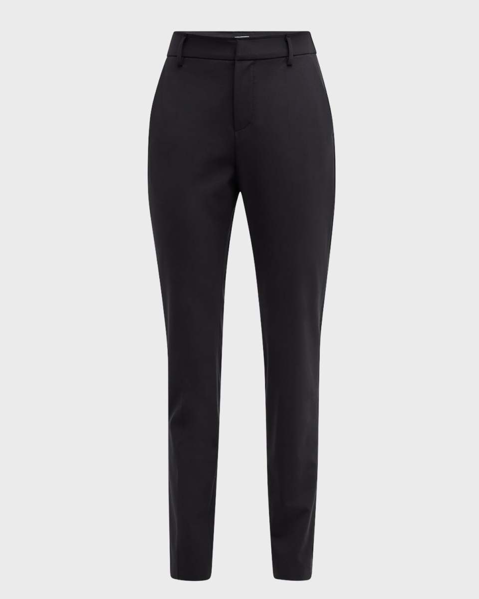 Trop Lux Slim-Leg Slit Pants