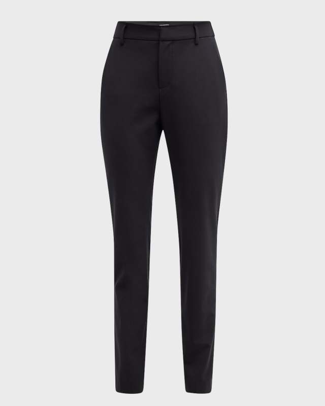 Trop Lux Slim-Leg Slit Pants