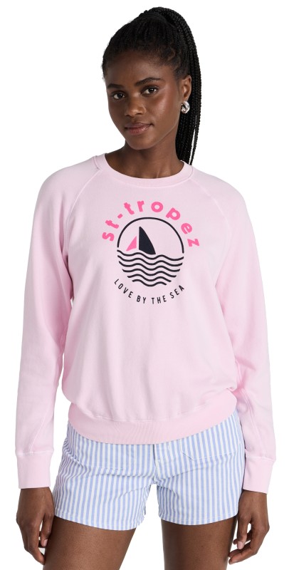 SUNDRY St. Tropez Sweatshirt Pigment Blossom