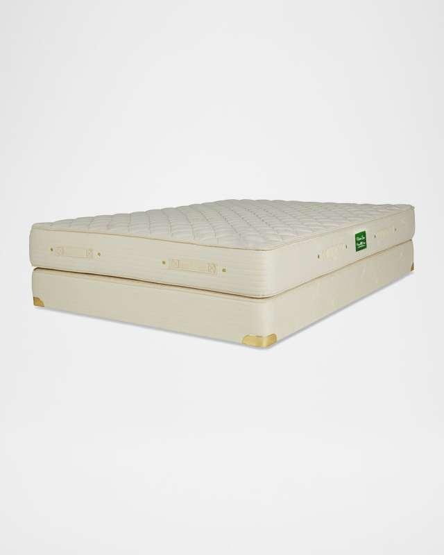 Nature Luxe Latex Quilt-Top Mattress and Box Spring Set