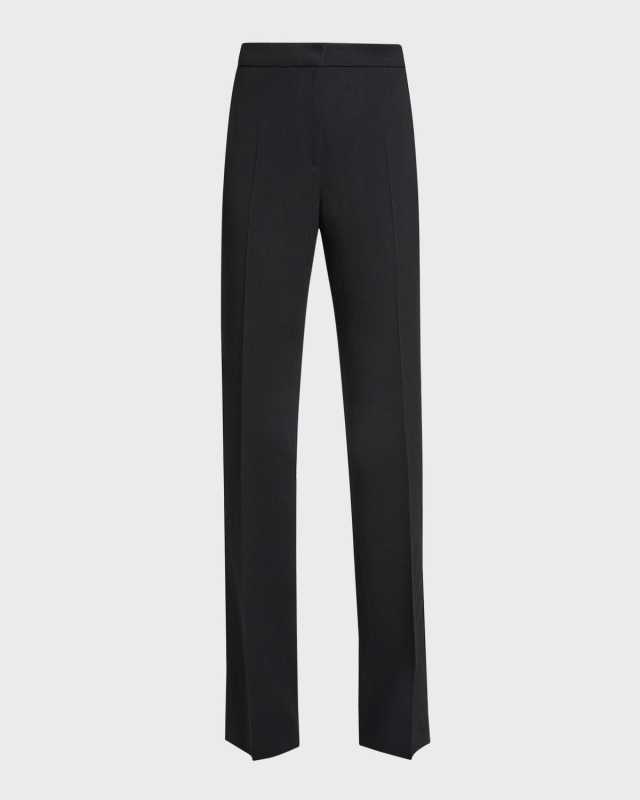 Amara Straight-Leg Crepe Pants