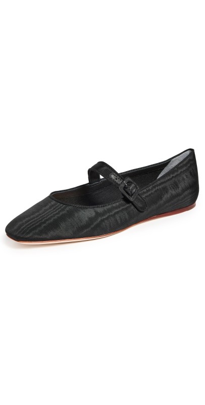 Loeffler Randall Ginger Mary Jane Flats Black/Black