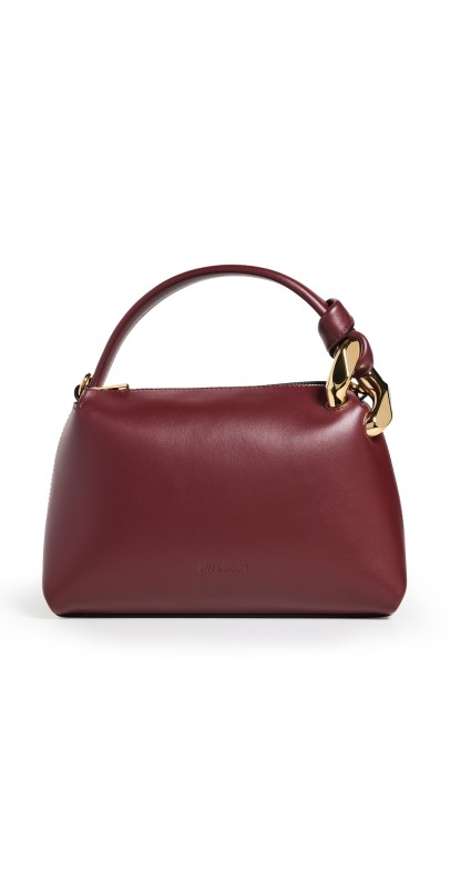 JW Anderson The JWA Small Corner Bag Burgundy
