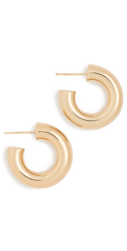 Jennifer Fisher Samira Micro Huggies Yellow Gold