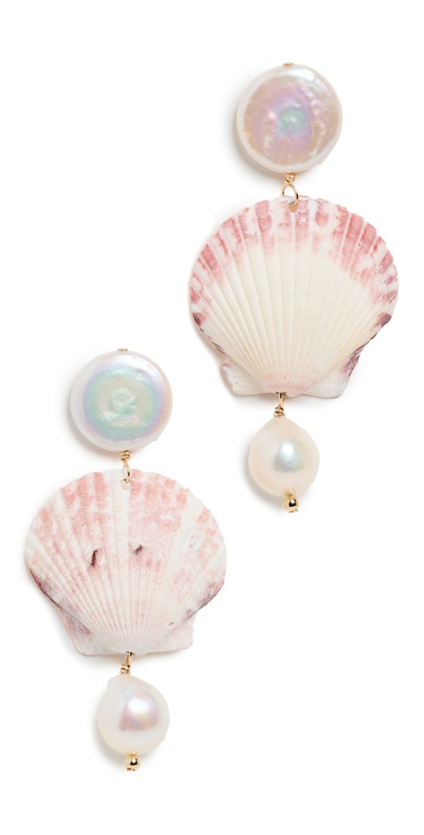 Eliou Ilha Earrings Shell