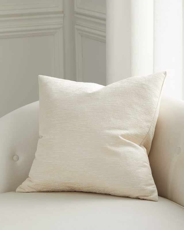 Azaro Cream Decorative Pillow, 22" Square
